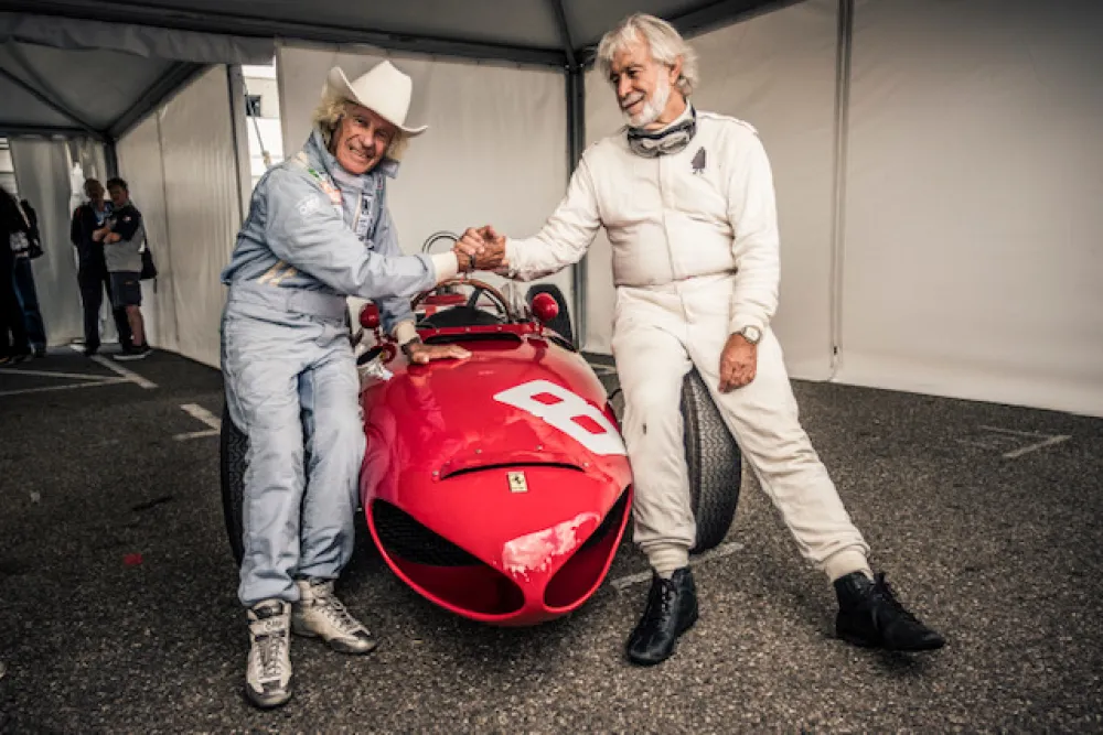 Arturo Merzario & der Ferrari 156 Dino